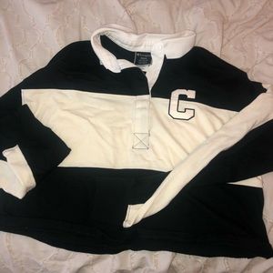 cropped champion long sleeve shirt